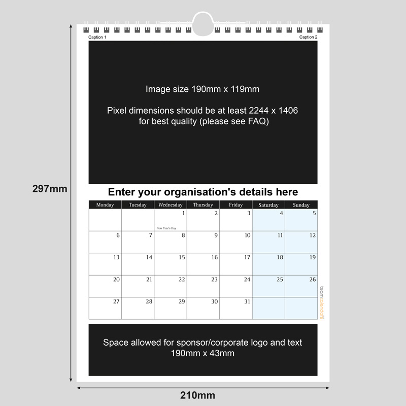 Calendar Printing by TeamCalendars UKs Leading Calendar Printers