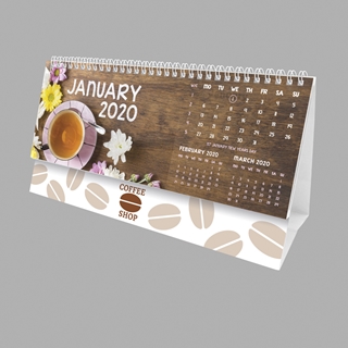 Show details for Desk Tent Landscape - 280mm wide - Design by us