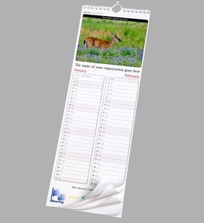Show details for Slim Wall - 7 Leaf (single sided) with printed backing board - Design by us