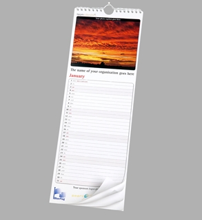 Show details for Slim Wall - 13 Leaf with printed backing board - Design by us