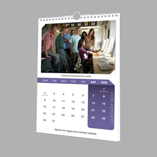 Show details for A4 Wall - 7 Leaf (double sided) with printed backing board - Design by us