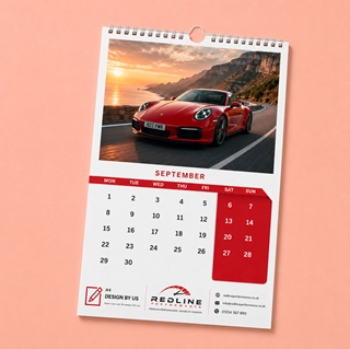 Show details for A4 Wall - 7 Leaf (double sided) with printed backing board - Design by us