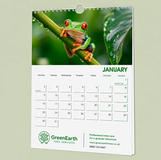 Show details for A3 Wall - 13 Leaf with printed backing board - Design by us